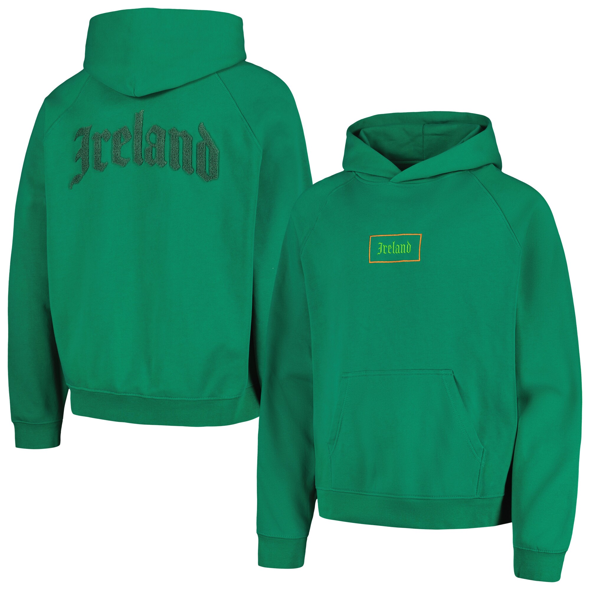 ireland national team old english oversized raglan pullover hoodie – green Collection – England Football Jerseys and Shirts
