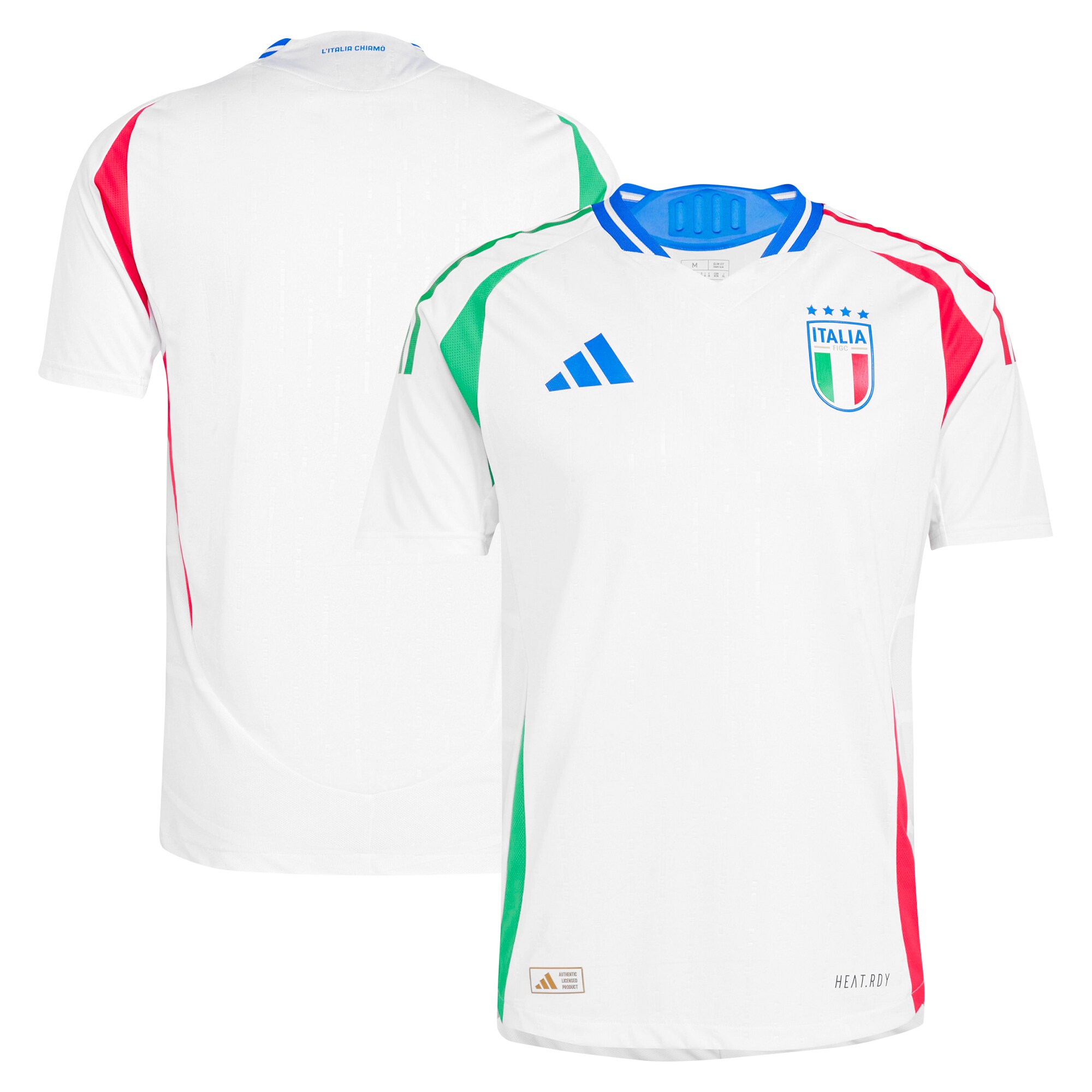 italy national team adidas 2024 away authentic jersey – white Collection – England Football Jerseys and Shirts