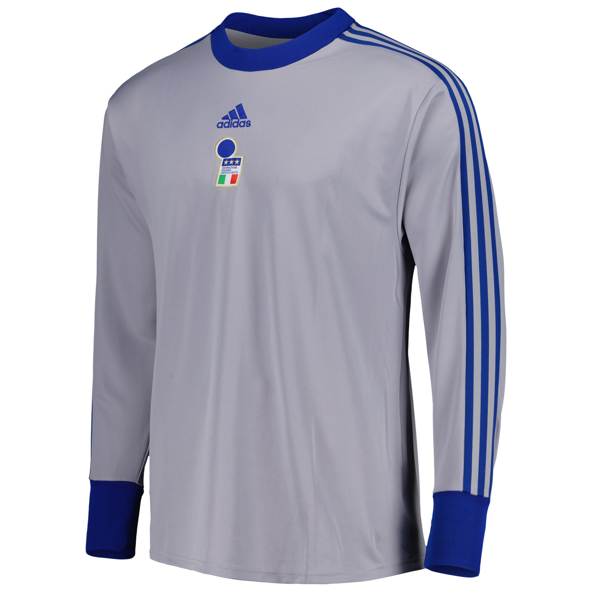 italy national team adidas authentic football icon goalkeeper jersey – gray Collection – England Football Jerseys and Shirts