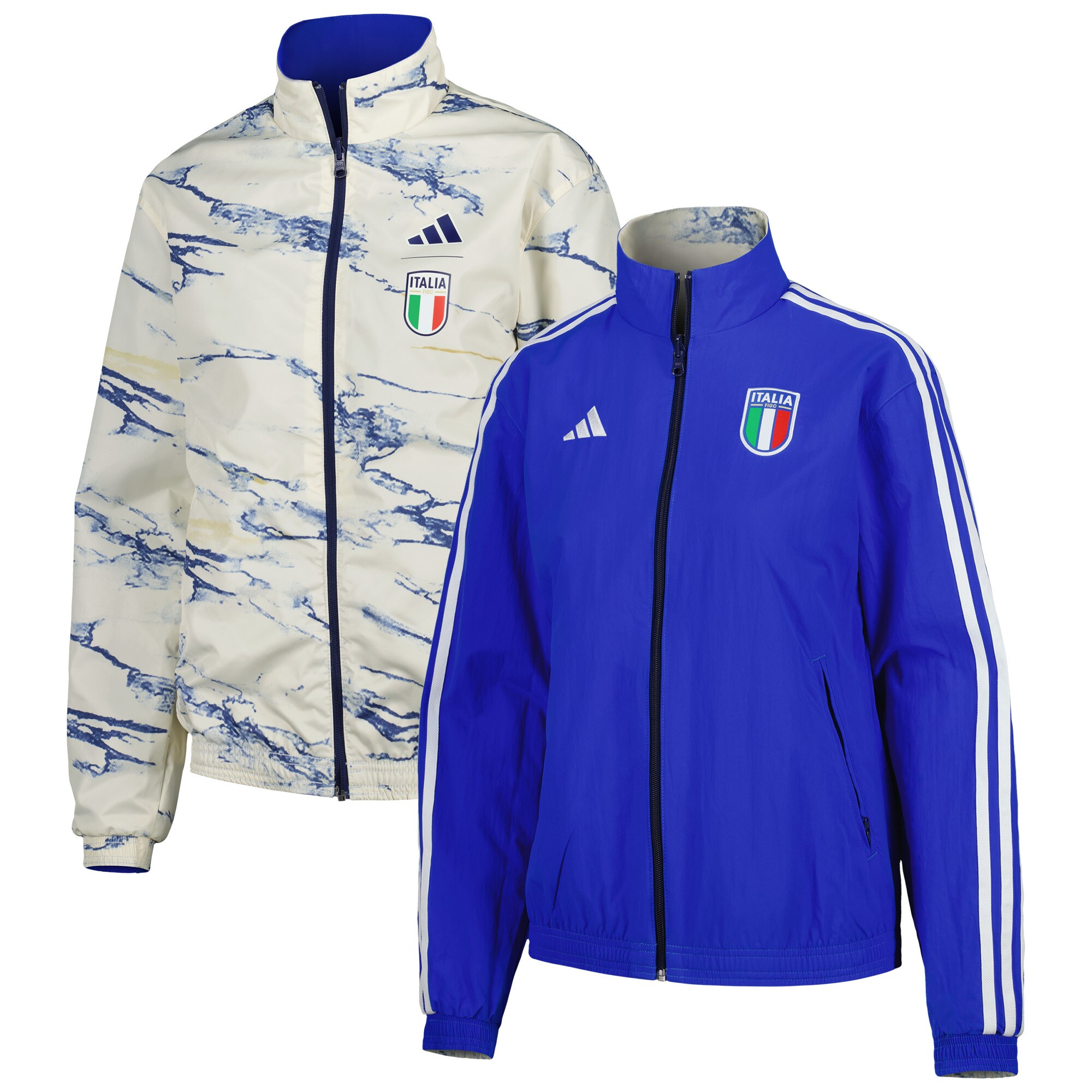 italy national team adidas women8217s anthem reversible full-zip jacket – blue Collection – England Football Jerseys and Shirts