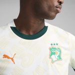 ivory coast national team puma 2025 away replica jersey – white Collection – England Football Jerseys and Shirts