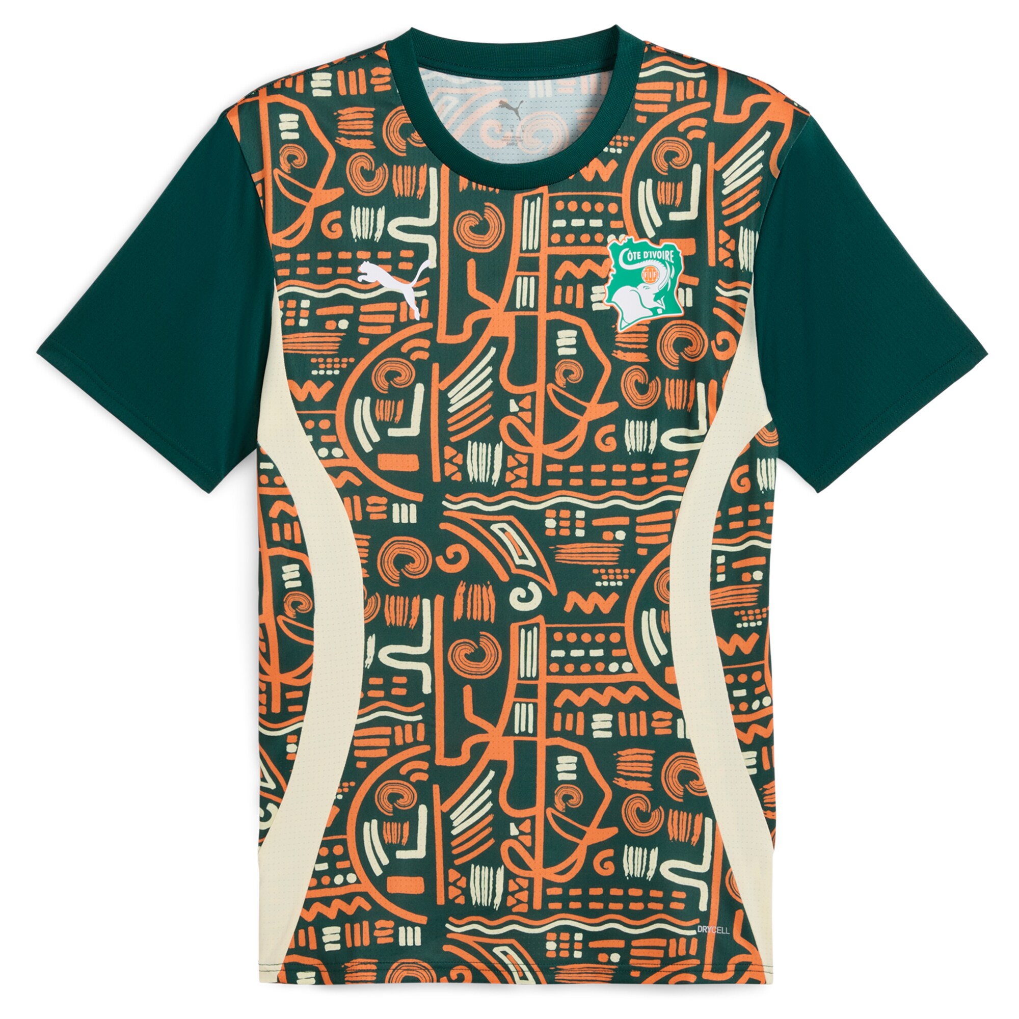 ivory coast national team puma 2025 pre-match jersey – green Collection – England Football Jerseys and Shirts