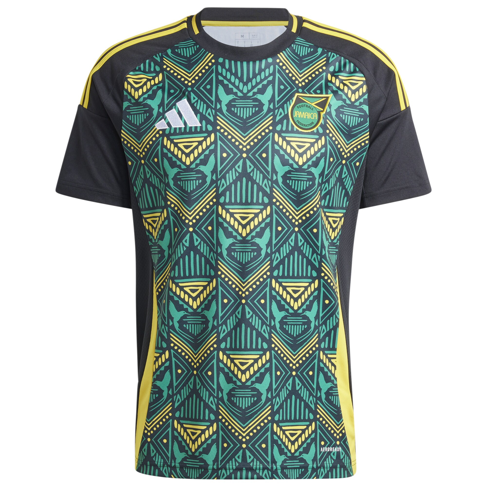 jamaica national team adidas 2024 away replica jersey – black Collection – England Football Jerseys and Shirts