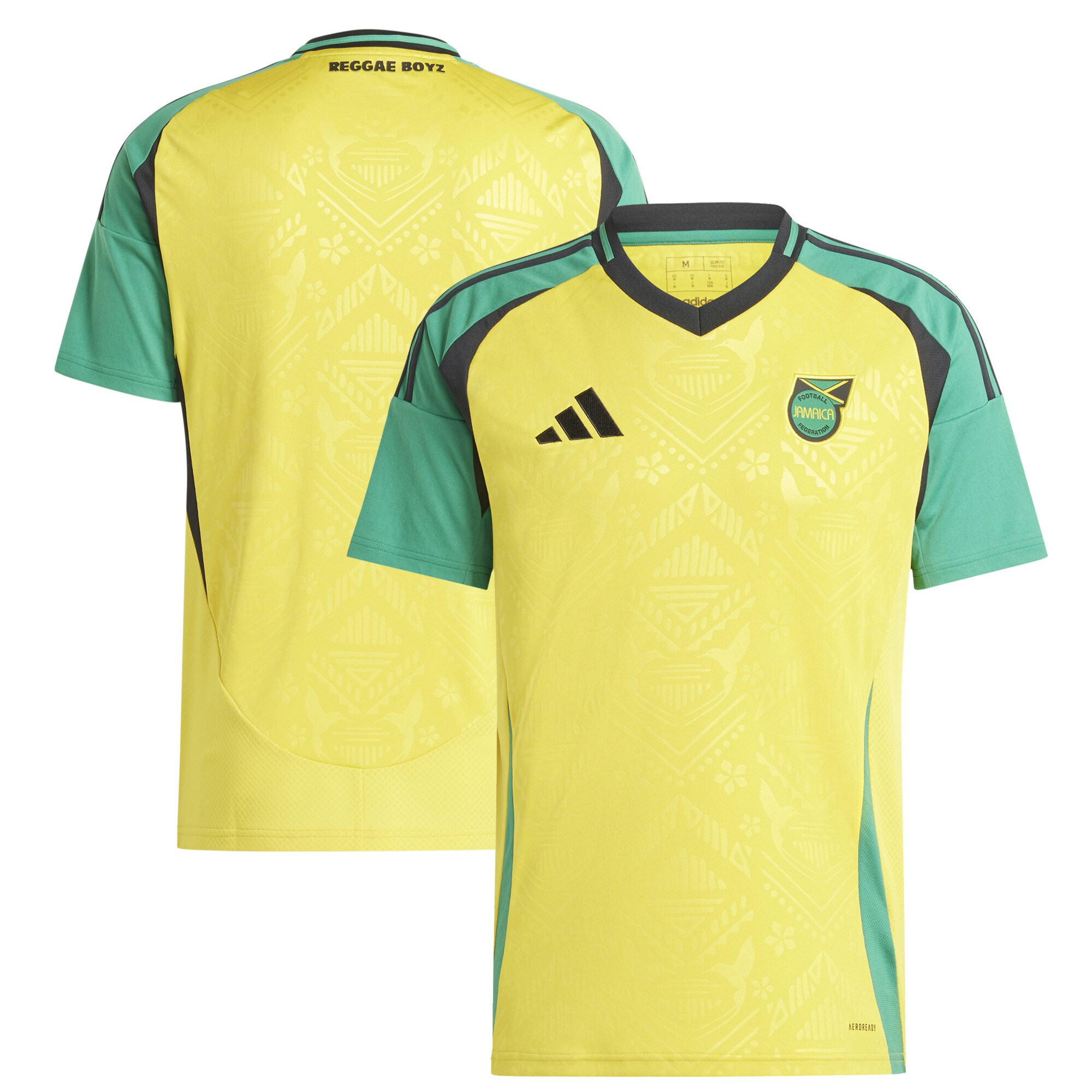 jamaica national team adidas 2024 home replica jersey – yellow Collection – England Football Jerseys and Shirts