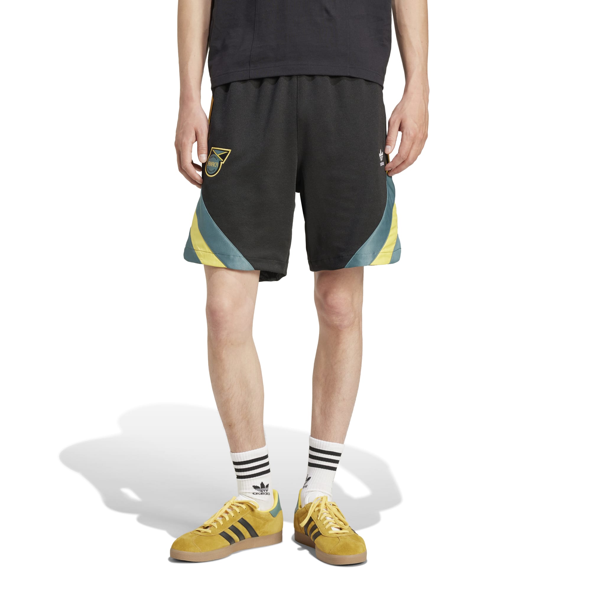 jamaica national team adidas originals lifestyler shorts – black Collection – England Football Jerseys and Shirts