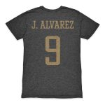 julián Álvarez argentina national team 1863fc player retro tri-blend t-shirt – heather black Collection – England Football Jerseys and Shirts
