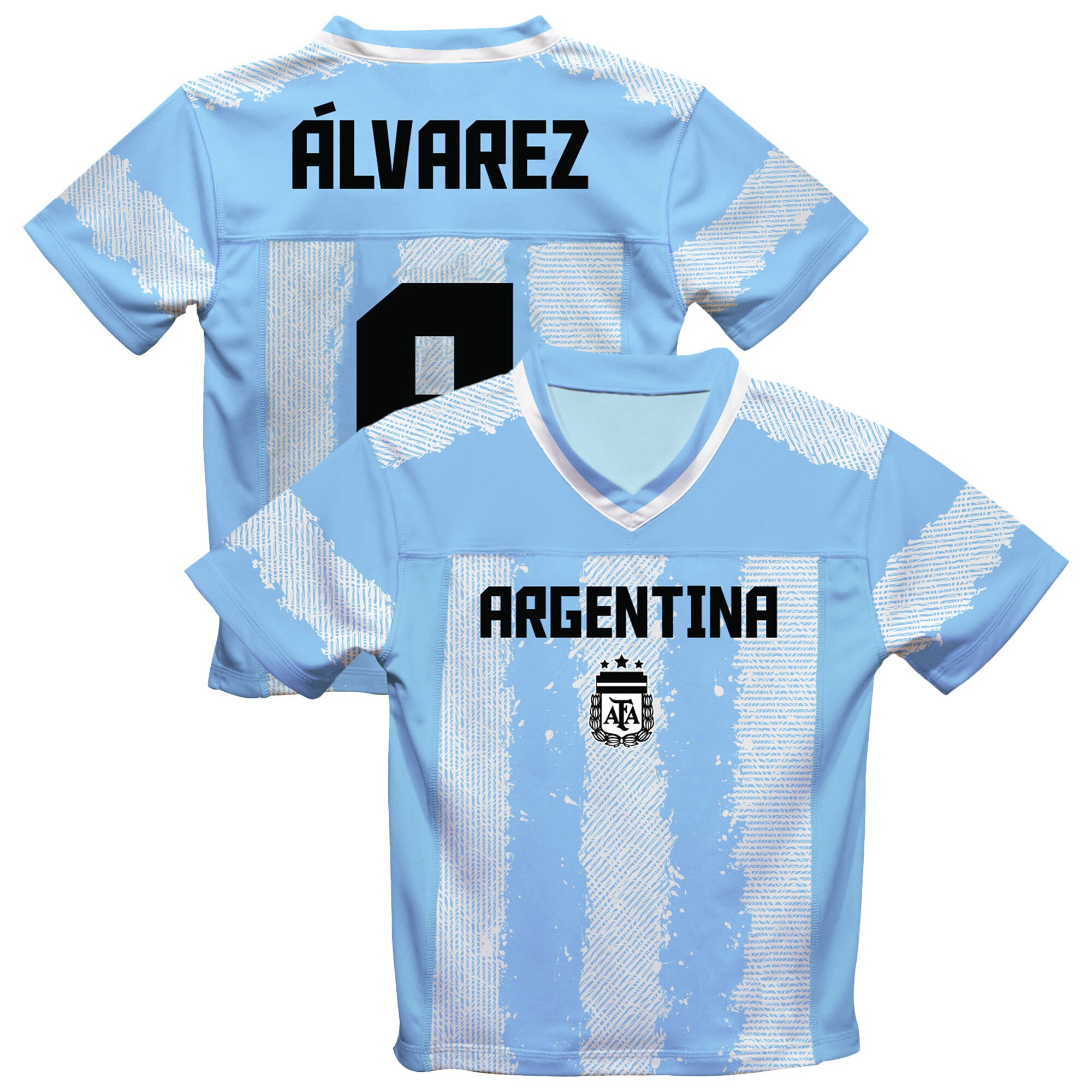 julián Álvarez argentina national team vive la fete football jersey – light blue Collection – England Football Jerseys and Shirts