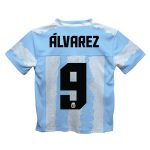 julián Álvarez argentina national team vive la fete football jersey – light blue Collection – England Football Jerseys and Shirts