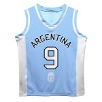julián Álvarez argentina national team vive la fete mesh basketball jersey – light blue Collection – England Football Jerseys and Shirts