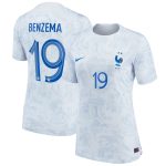 karim benzema france national team nike women8217s 202223 away breathe stadium replica player jersey – white Collection – England Football Jerseys and Shirts