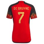 kevin de bruyne belgium national team adidas 202223 home replica jersey – red Collection – England Football Jerseys and Shirts