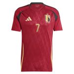 kevin de bruyne belgium national team adidas 2024 home replica player jersey – burgundy Collection – England Football Jerseys and Shirts