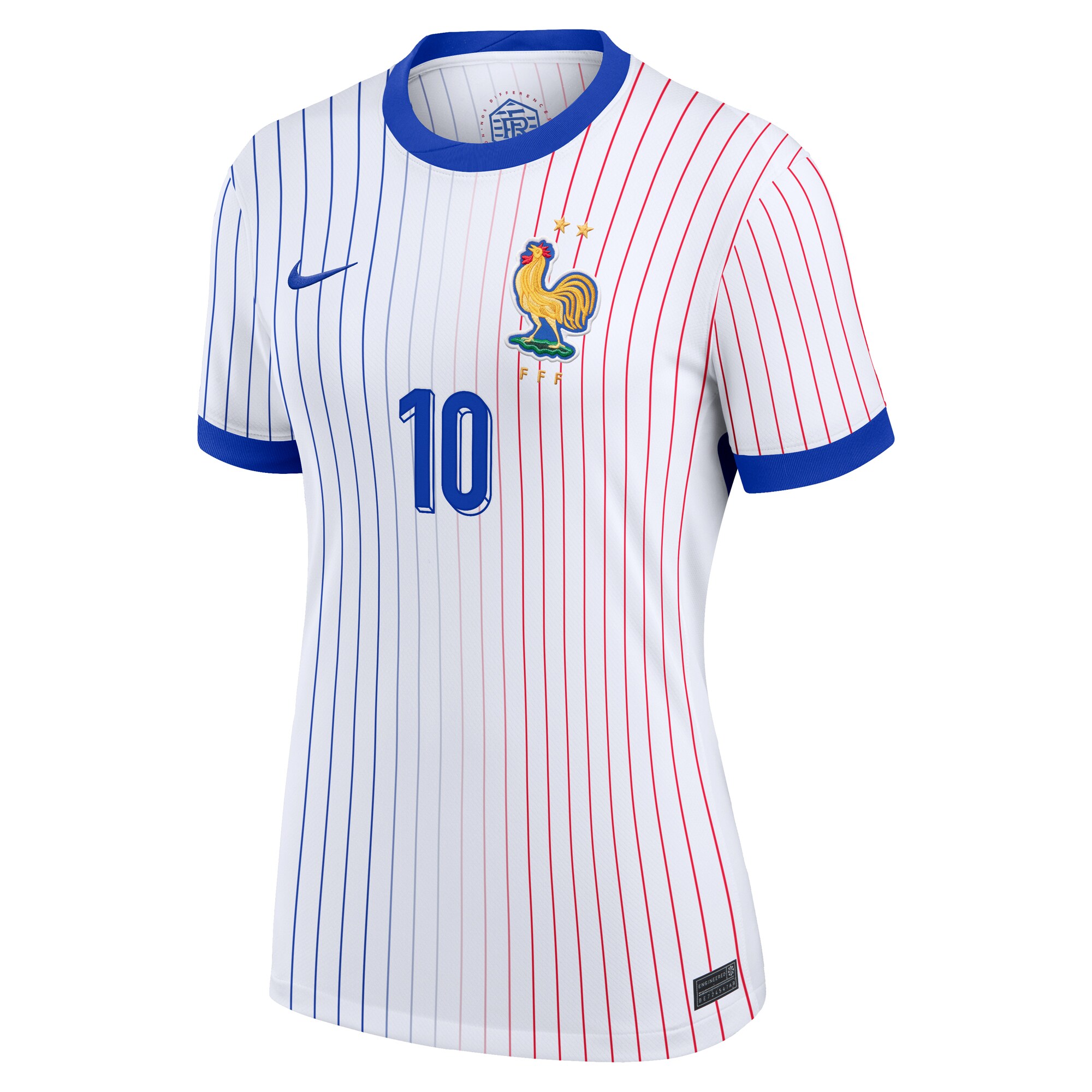 kylian mbappe france national team nike women8217s 2024 away replica jersey – white Collection – England Football Jerseys and Shirts