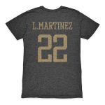 lautaro martinez argentina national team 1863fc retro player tri-blend t-shirt – black Collection – England Football Jerseys and Shirts