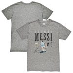 lionel messi argentina national team 1863fc snapshot tri-blend t-shirt – heather gray Collection – England Football Jerseys and Shirts