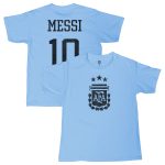 lionel messi argentina national team 1863fc youth name amp number t-shirt – light blue Collection – England Football Jerseys and Shirts