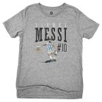 lionel messi argentina national team 1863fc youth snapshot t-shirt – heather gray Collection – England Football Jerseys and Shirts