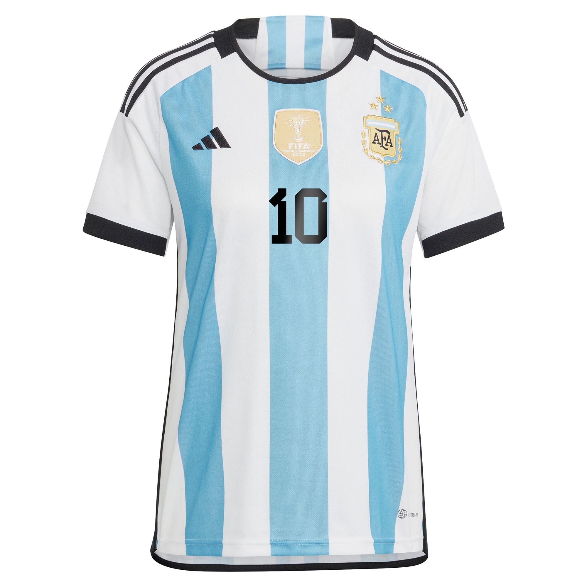 lionel messi argentina national team adidas women8217s 2022 winners home replica jersey – whitelight blue Collection – England Football Jerseys and Shirts