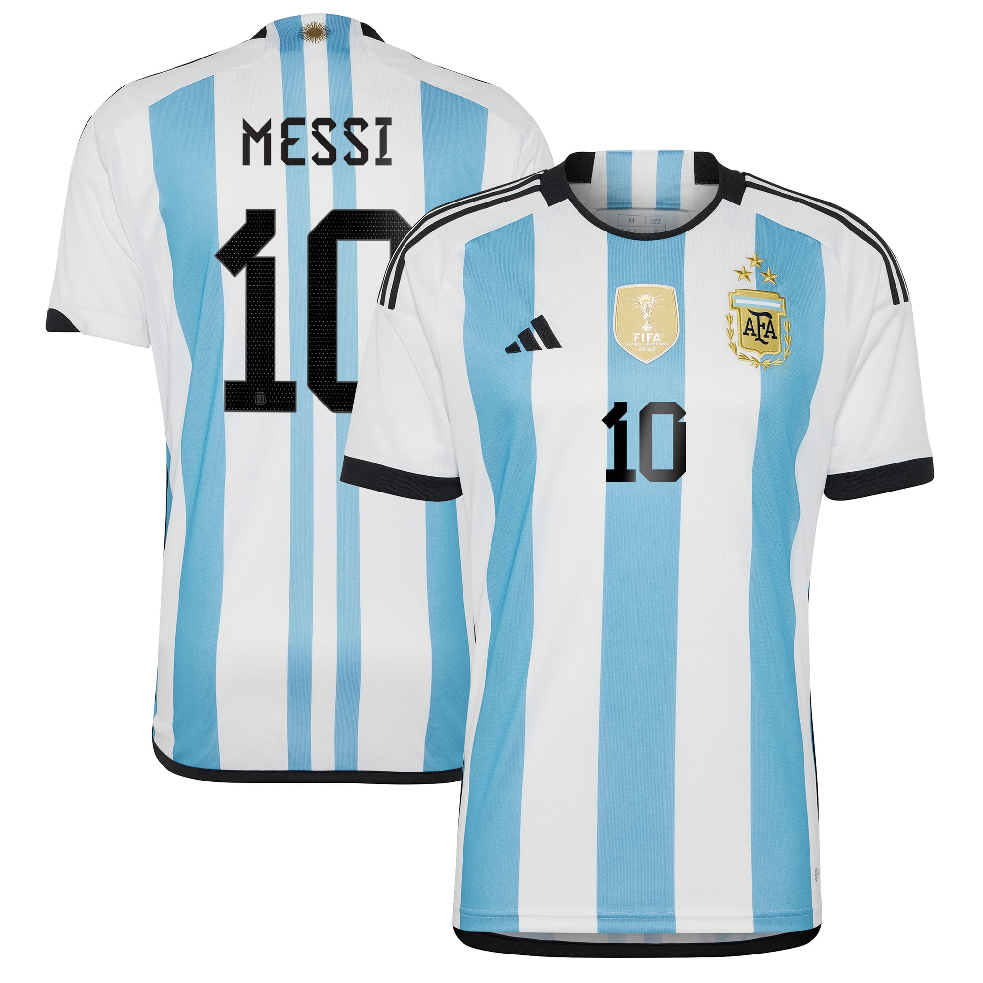 lionel messi argentina national team adidas youth 2022 winners home replica jersey – whitelight blue Collection – England Football Jerseys and Shirts