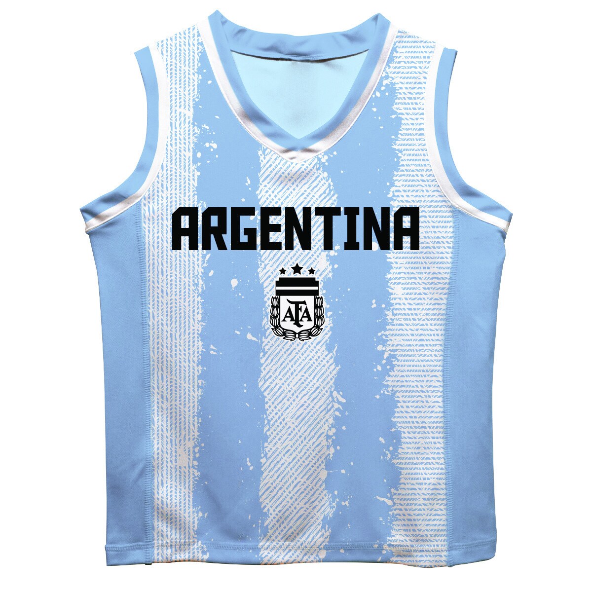 lionel messi argentina national team vive la fete toddler painted stripes basketball jersey – light blue Collection – England Football Jerseys and Shirts