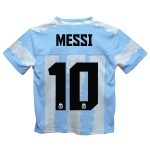 lionel messi argentina national team vive la fete youth painted stripes football jersey – light blue Collection – England Football Jerseys and Shirts