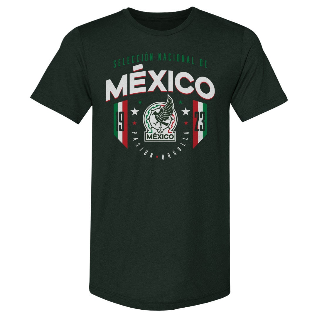 mexico national team 500 level 1923 premium tri-blend t-shirt – forest green Collection – England Football Jerseys and Shirts