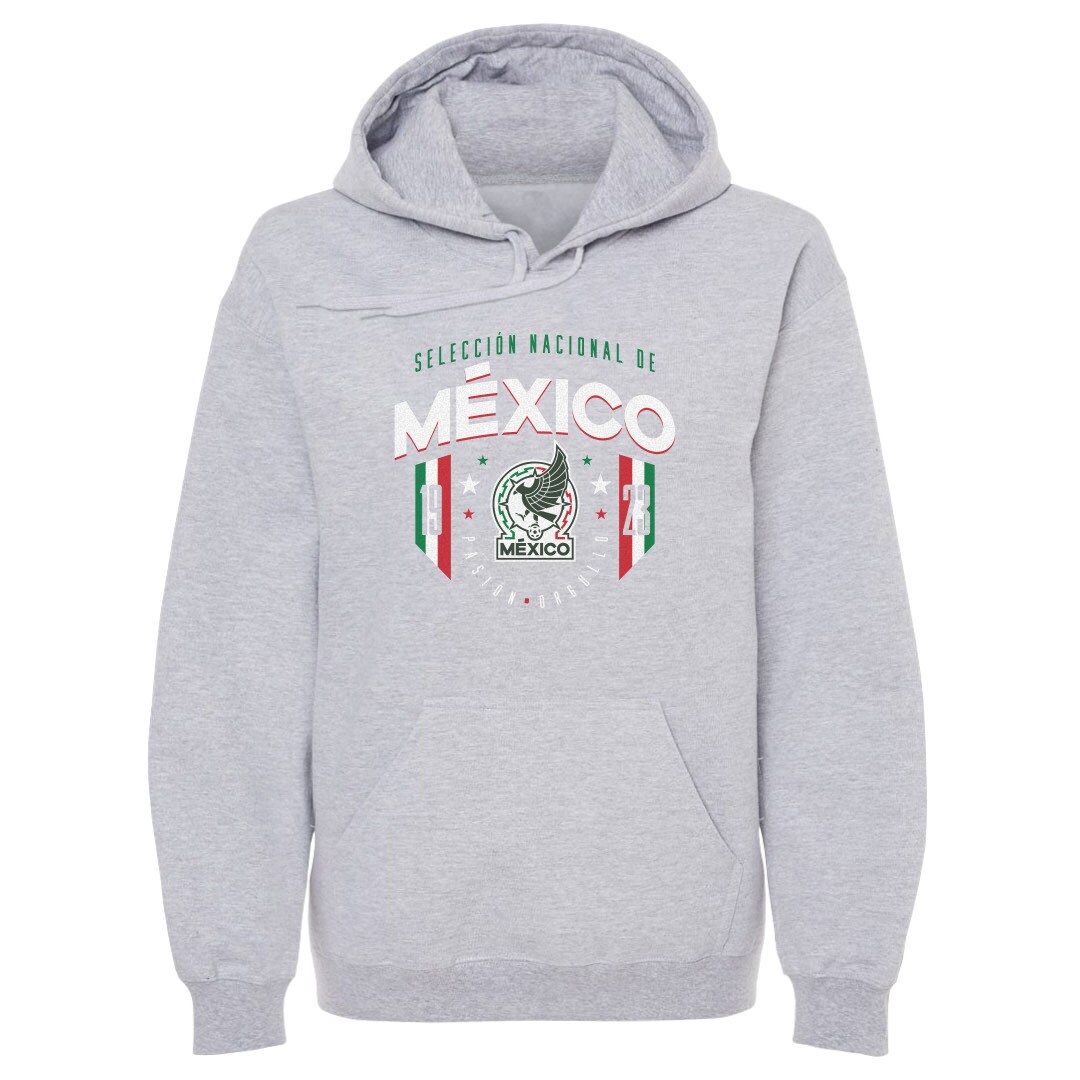 mexico national team 500 level 1923 pullover hoodie – gray Collection – England Football Jerseys and Shirts