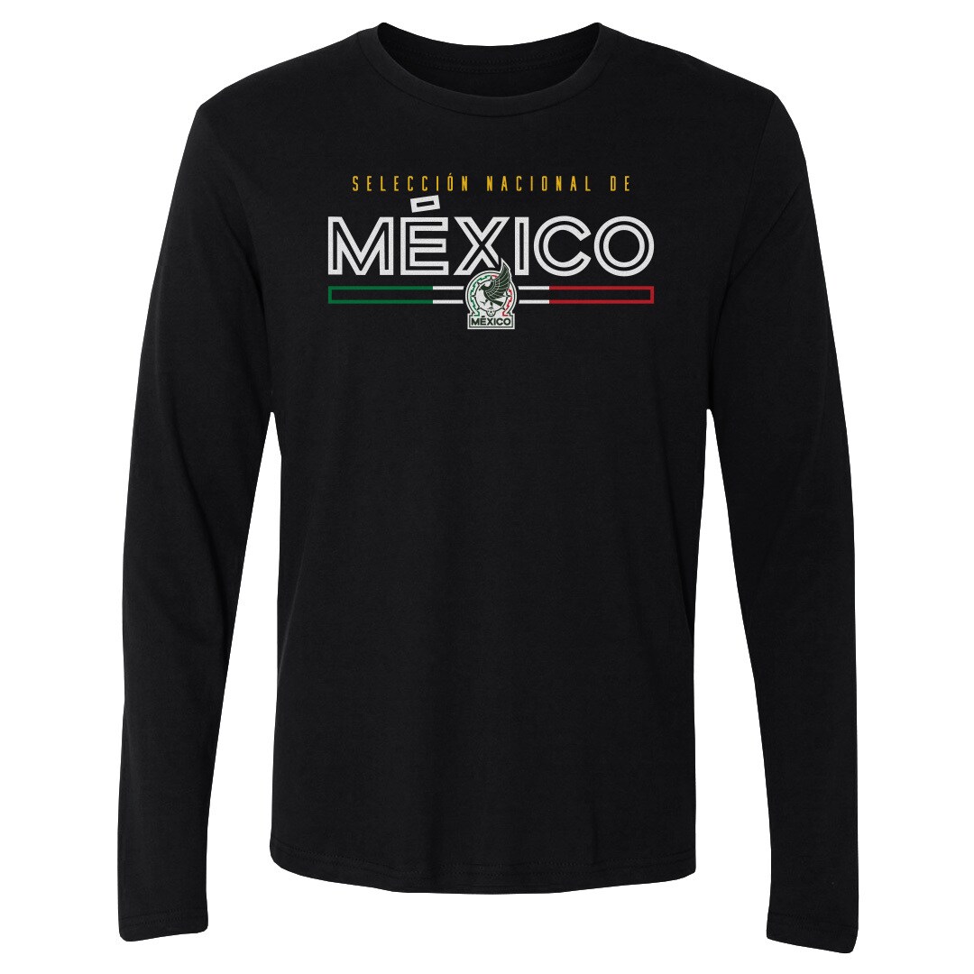 mexico national team 500 level inline long sleeve t-shirt – black Collection – England Football Jerseys and Shirts