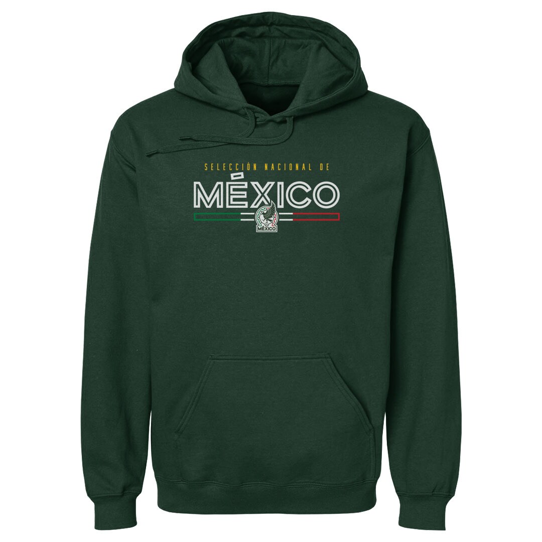 mexico national team 500 level inline pullover hoodie – forest green Collection – England Football Jerseys and Shirts
