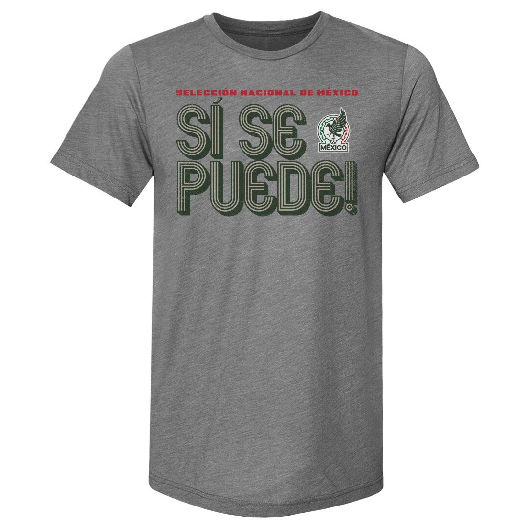 mexico national team 500 level si se puede inline bold premium tri-blend t-shirt – gray Collection – England Football Jerseys and Shirts