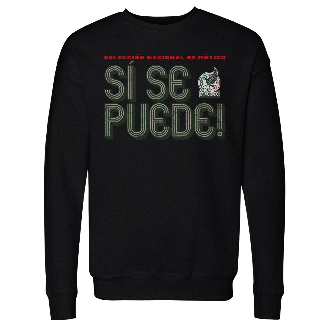 mexico national team 500 level si se puede inline bold pullover sweatshirt – black Collection – England Football Jerseys and Shirts