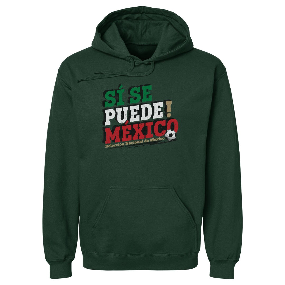 mexico national team 500 level si se puede pullover hoodie – forest green Collection – England Football Jerseys and Shirts