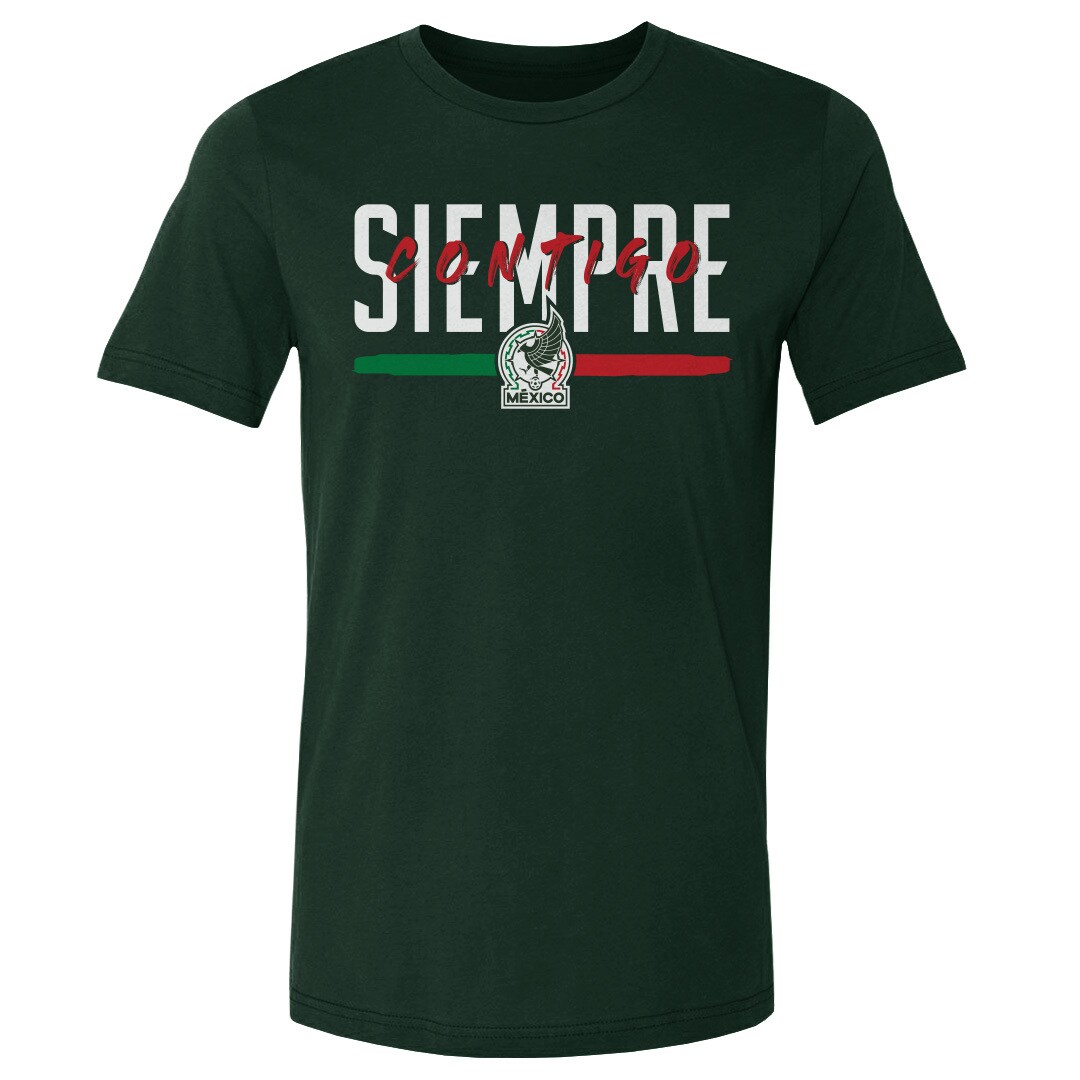 mexico national team 500 level siempre contigo cotton t-shirt – forest green Collection – England Football Jerseys and Shirts