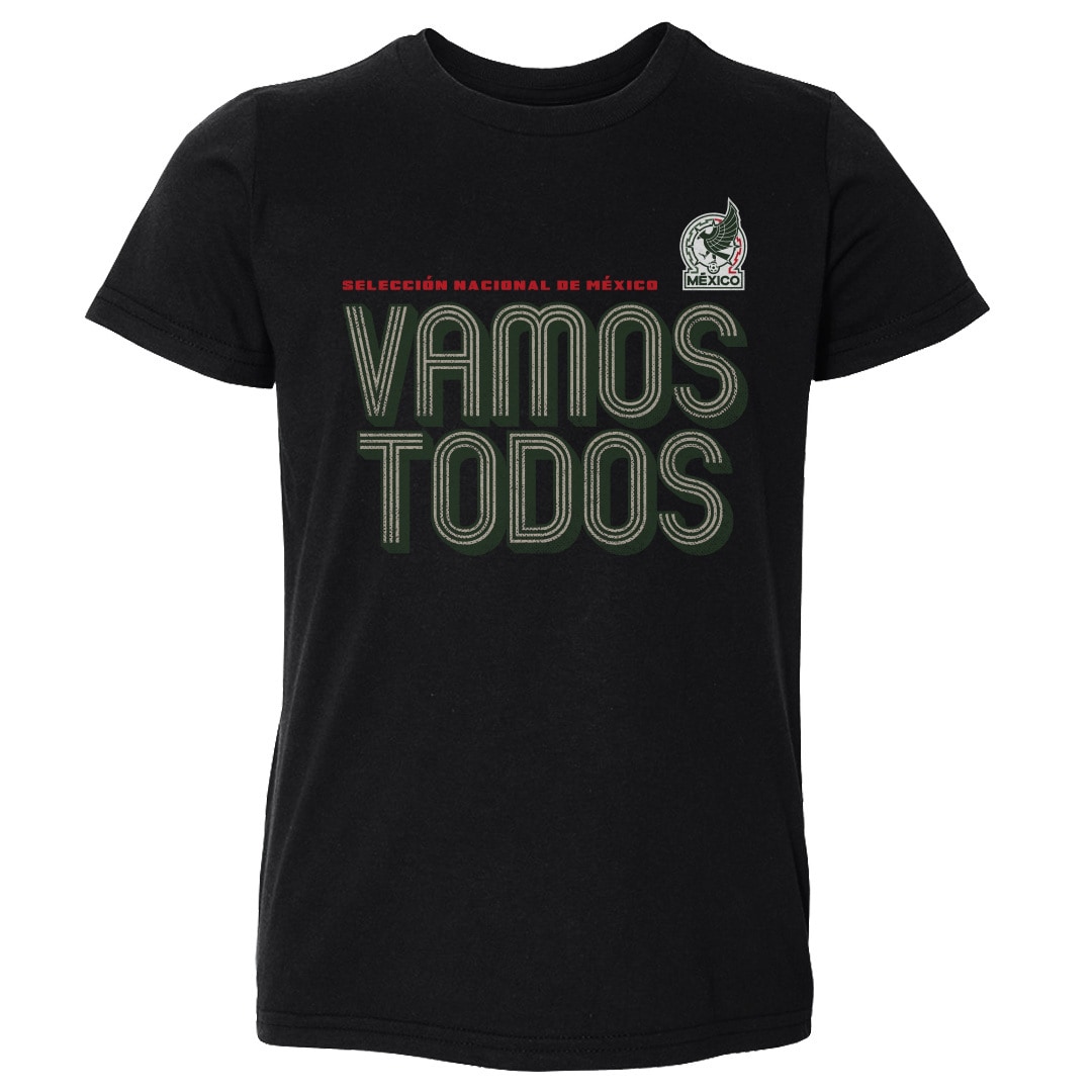 mexico national team 500 level toddler inline bold t-shirt – black Collection – England Football Jerseys and Shirts