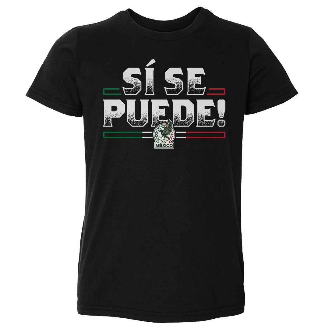 mexico national team 500 level toddler si se puede t-shirt – black Collection – England Football Jerseys and Shirts
