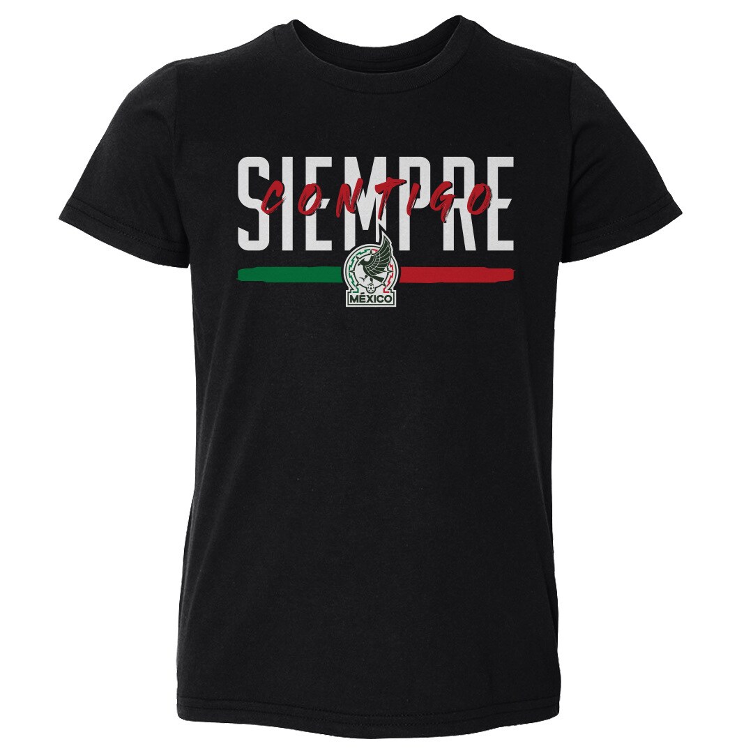 mexico national team 500 level toddler siempre contigo t-shirt – black Collection – England Football Jerseys and Shirts