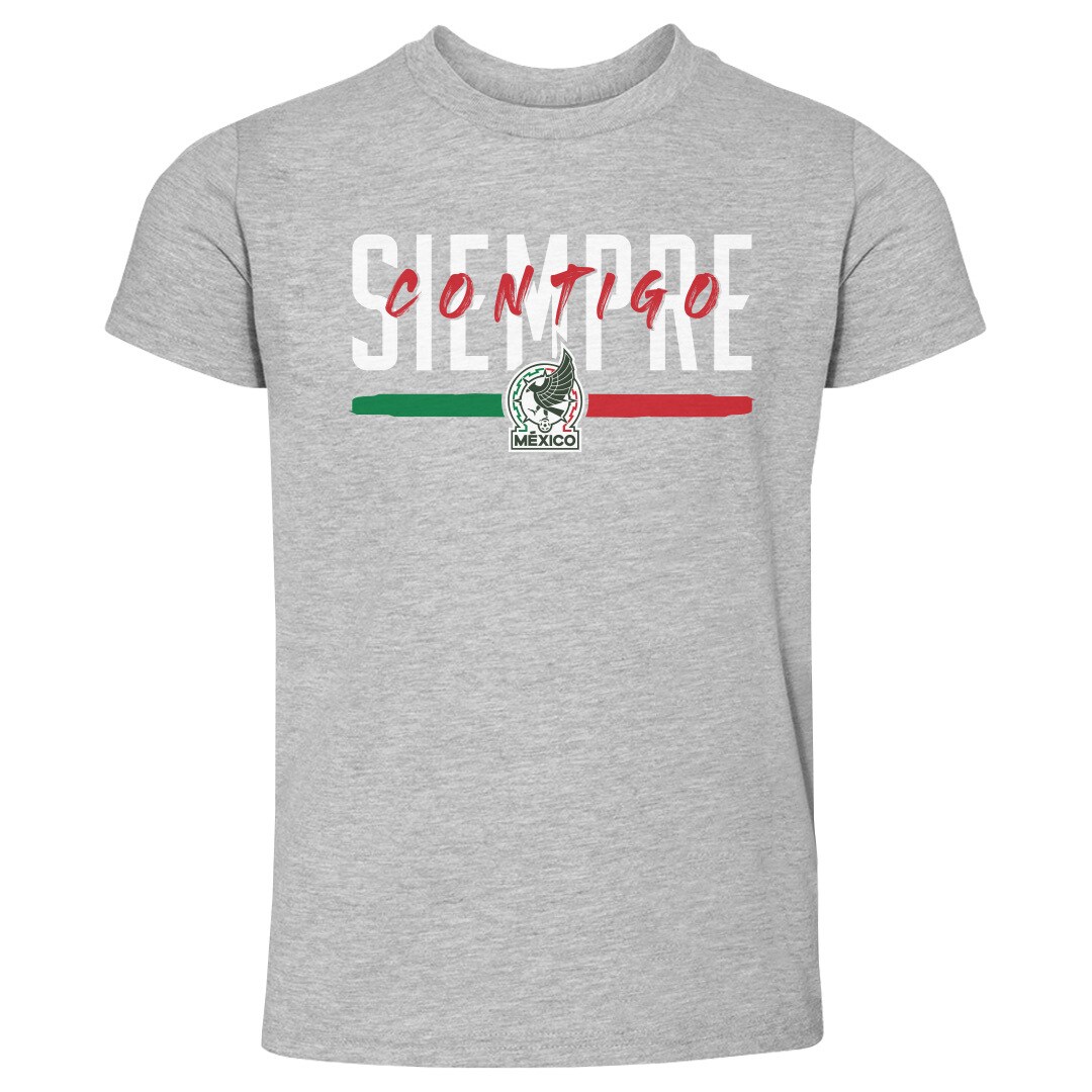 mexico national team 500 level toddler siempre contigo t-shirt – heather gray Collection – England Football Jerseys and Shirts