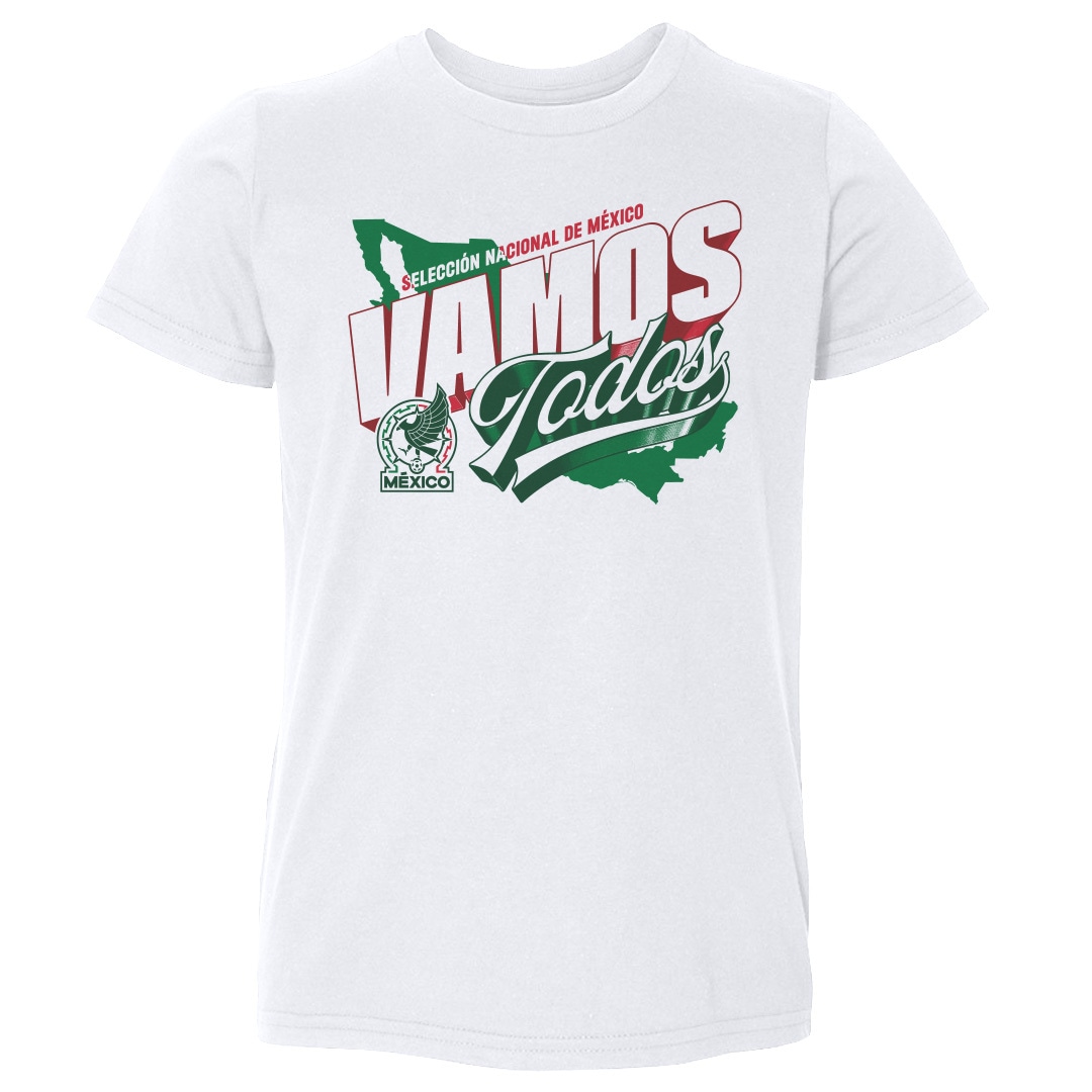 mexico national team 500 level toddler vamos todos country t-shirt – white Collection – England Football Jerseys and Shirts