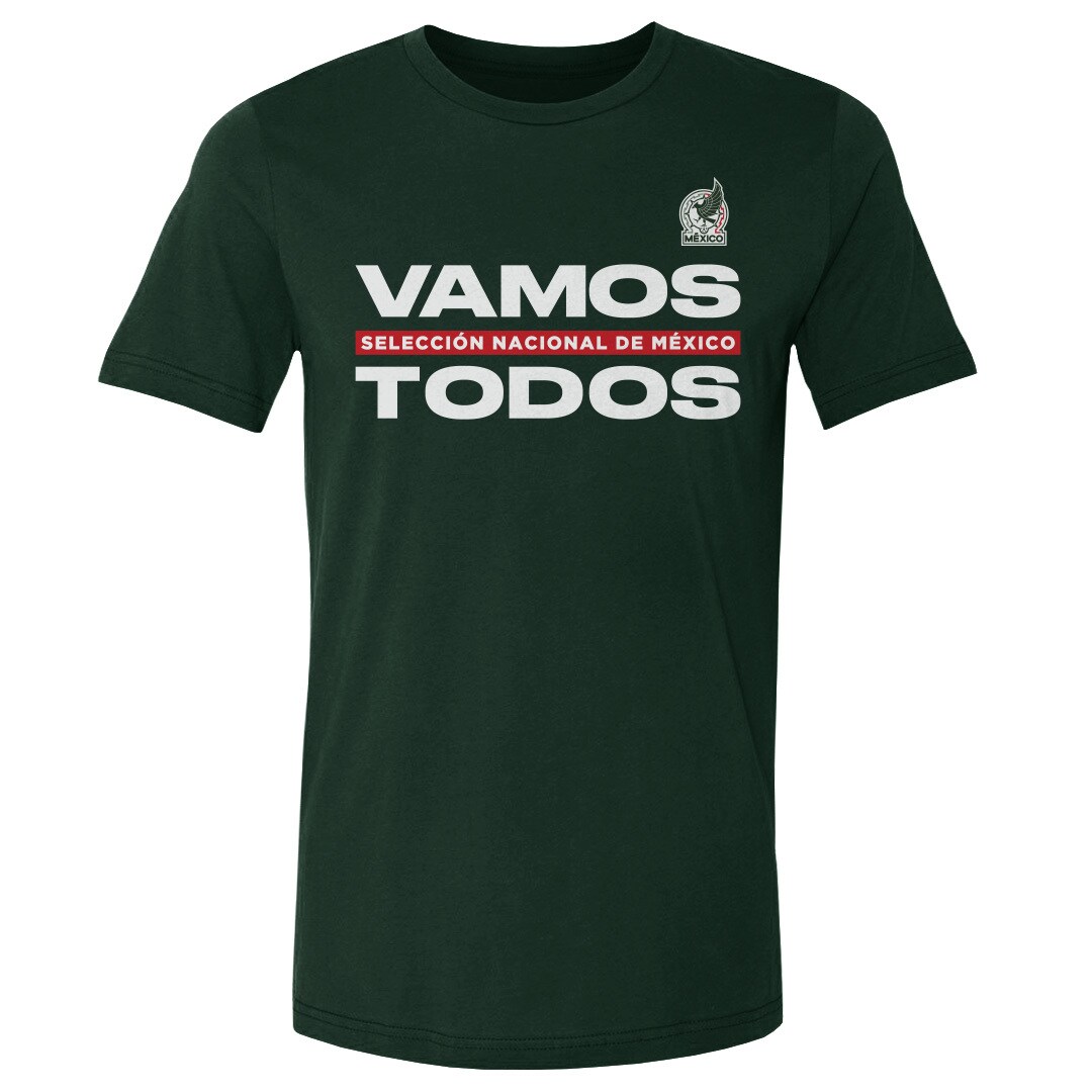 mexico national team 500 level vamos todos cotton t-shirt – forest green Collection – England Football Jerseys and Shirts