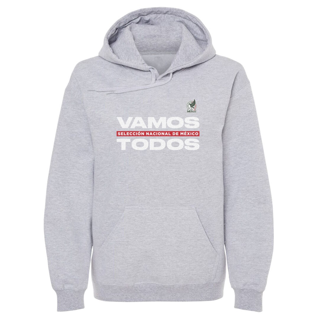 mexico national team 500 level vamos todos pullover hoodie – gray Collection – England Football Jerseys and Shirts