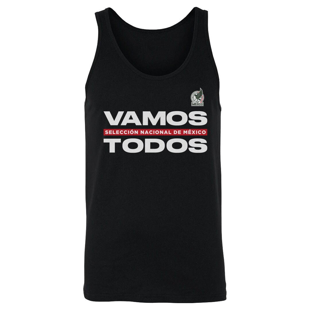 mexico national team 500 level vamos todos tank top – black Collection – England Football Jerseys and Shirts