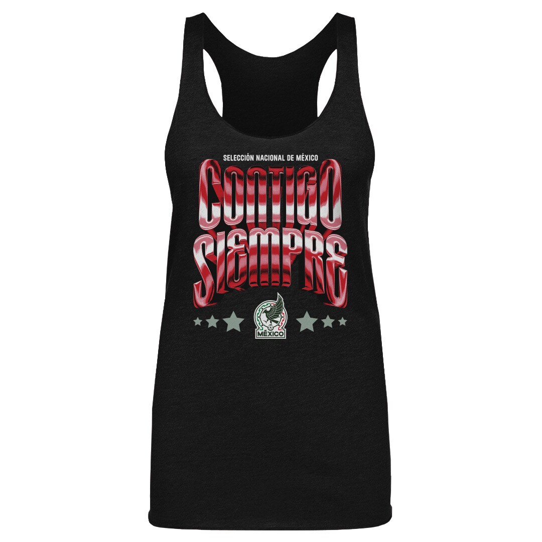 mexico national team 500 level women8217s contigo siempre vintage tri-blend tank top – black Collection – England Football Jerseys and Shirts