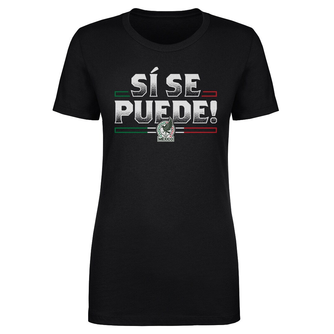 mexico national team 500 level women8217s si se puede t-shirt – black Collection – England Football Jerseys and Shirts