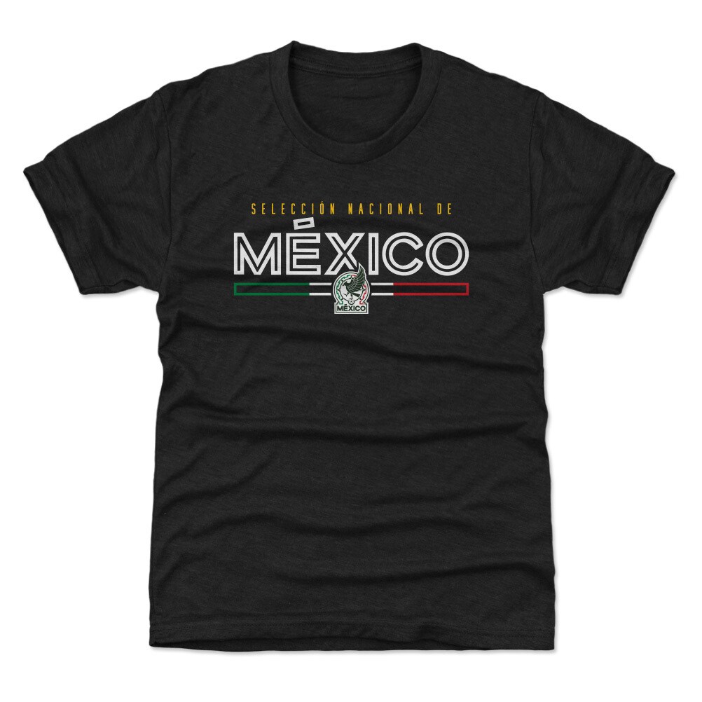 mexico national team 500 level youth inline tri-blend t-shirt – black Collection – England Football Jerseys and Shirts