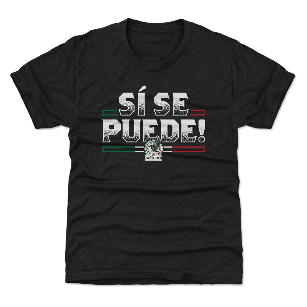 mexico national team 500 level youth si se puede t-shirt – black Collection – England Football Jerseys and Shirts