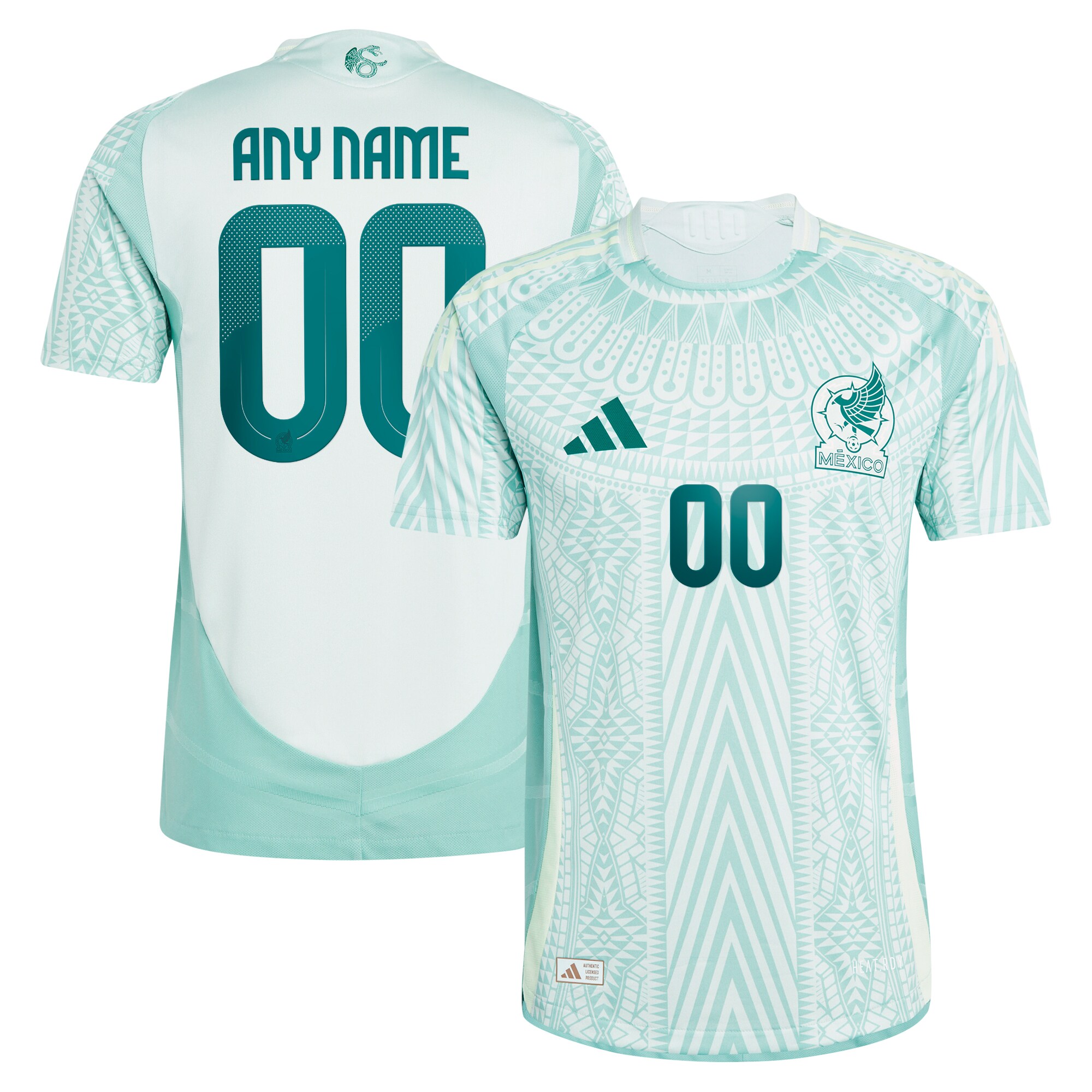 mexico national team adidas 2024 away authentic custom jersey – green Collection – England Football Jerseys and Shirts