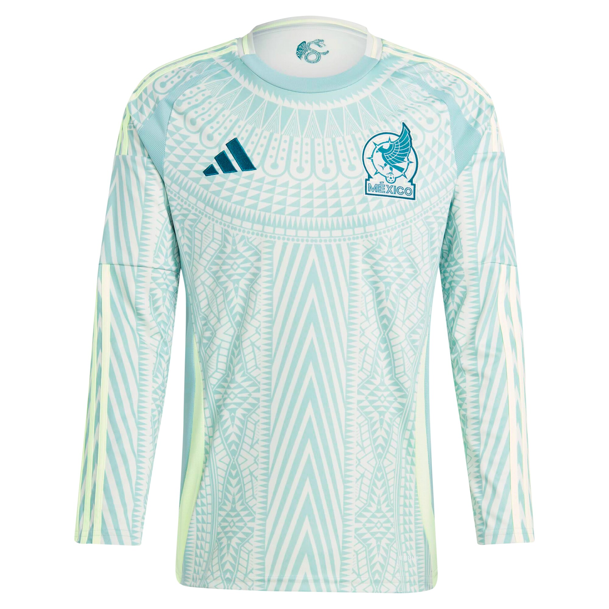 mexico national team adidas 2024 away replica long sleeve jersey – green Collection – England Football Jerseys and Shirts