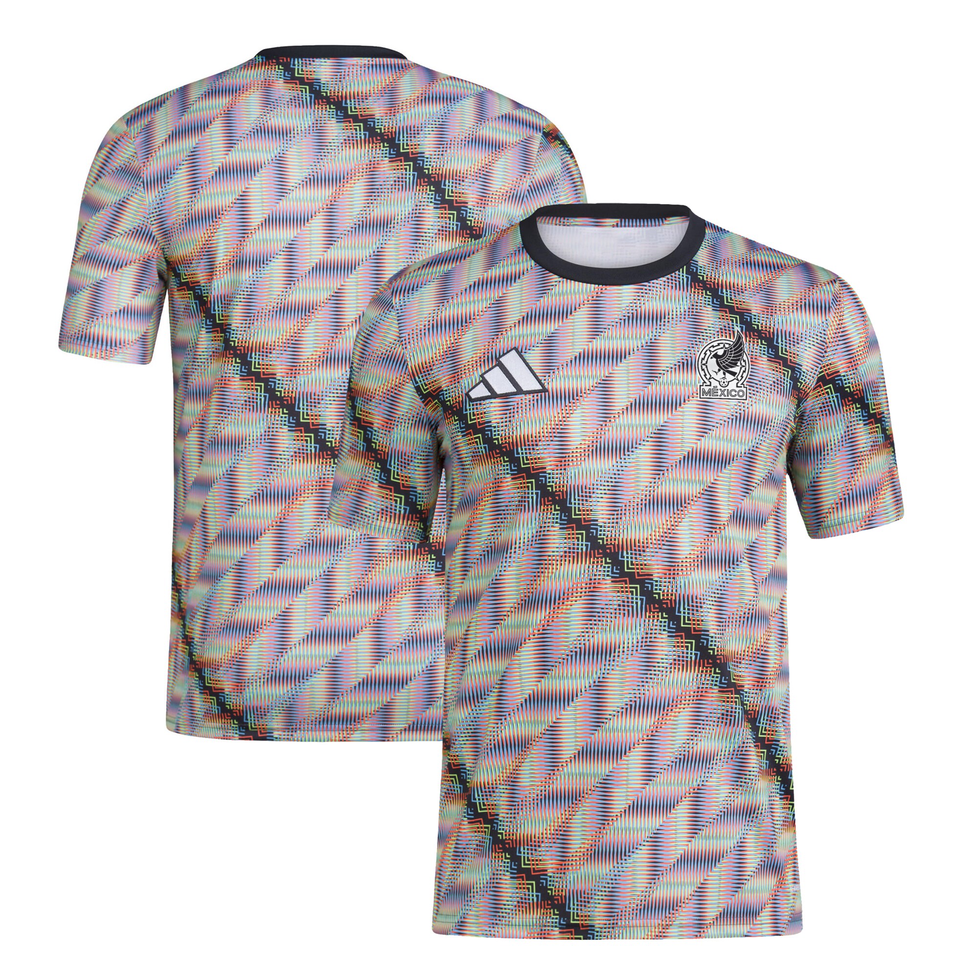 mexico national team adidas 2024 hispanic heritage pre-match top – black Collection – England Football Jerseys and Shirts