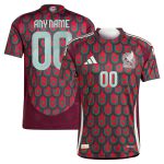 mexico national team adidas 2024 home authentic custom jersey – burgundy Collection – England Football Jerseys and Shirts
