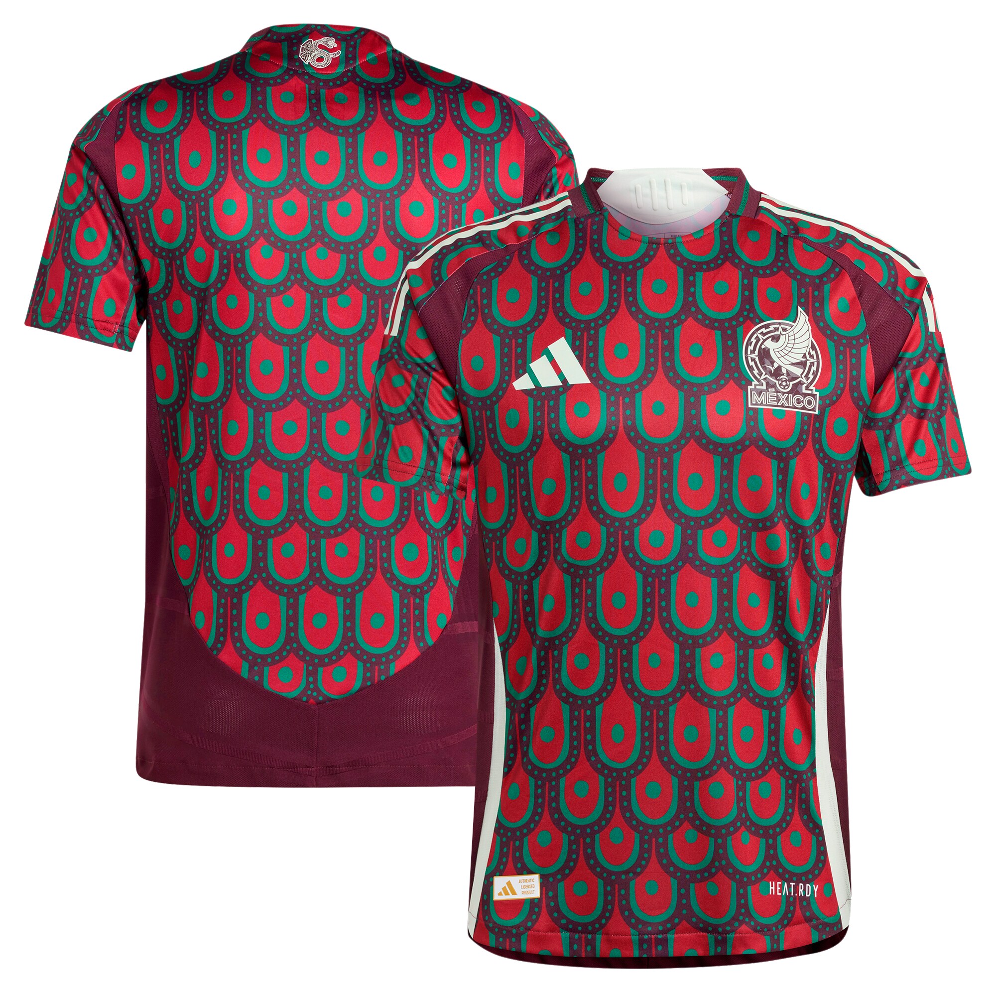 mexico national team adidas 2024 home authentic jersey – burgundy Collection – England Football Jerseys and Shirts